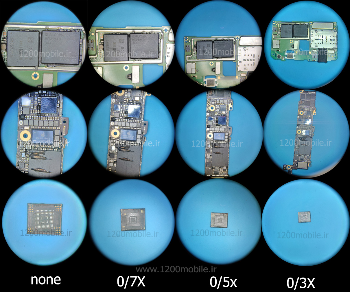 لنز واید لوپ تعمیرات موبایل« مقایسه ی انواع مدل ها